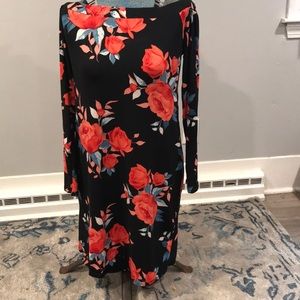 Maternity off the shoulder dress